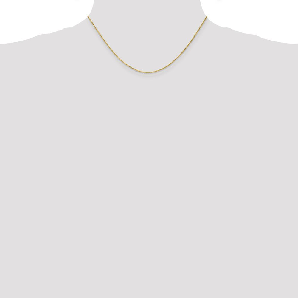 14K Yellow Gold 16" Parisian Wheat Chain Necklace - 1.2mm Width, Polished Finish by Oro Pregiato