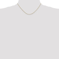 14K Yellow Gold 16" Polished Snake Chain Necklace - 0.9mm Width by 0