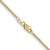 14K Yellow Gold 16" Rolo Chain with Lobster Clasp - 1.55mm Width by Oro Pregiato