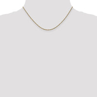 14K Yellow Gold 16" Ropa Chain Necklace with Lobster Clasp - 1.7mm Width by 0