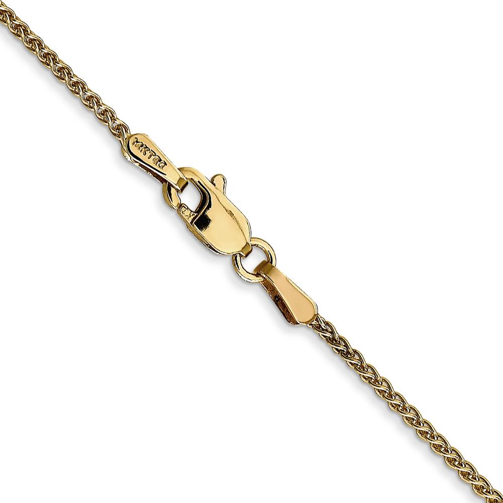 14K Yellow Gold 16" Spiga Wheat Chain with Lobster Clasp by Oro Pregiato