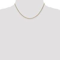 14K Yellow Gold 16" Spiga Wheat Chain with Lobster Clasp by Oro Pregiato