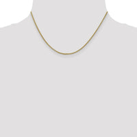 14K Yellow Gold 16" Wheat Chain with Lobster Clasp - Polished Finish by Oro Pregiato