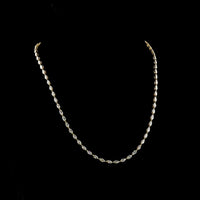 14K Yellow Gold 17.5" Tennis Necklace with East-West Set Marquise Cut Lab Diamonds - 8.51 Carat Total Weight, E-F Color VS1 Clarity - Covaloro Fine Jewelry