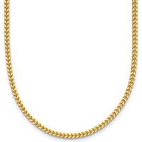 14K Yellow Gold 18" 1.4mm Franco Chain with Lobster Clasp by Oro Pregiato