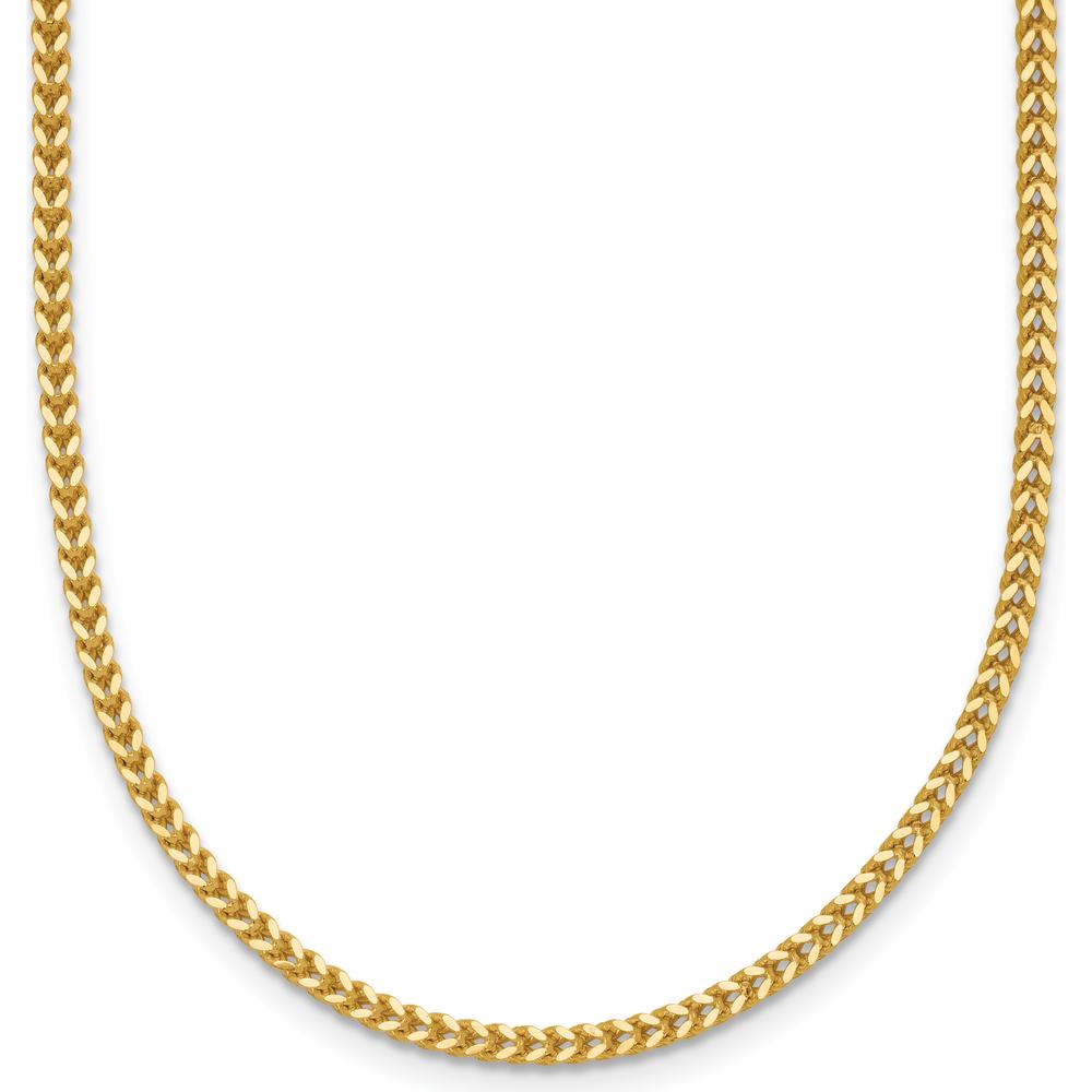 14K Yellow Gold 18" 1.4mm Franco Chain with Lobster Clasp by Oro Pregiato