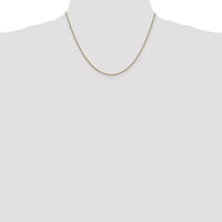 14K Yellow Gold 18" 1.4mm Round Snake Chain with Lobster Clasp by 0