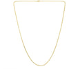 14K Yellow Gold 18" 1.65mm Polished Popcorn Chain Necklace by Orozza Fine Jewelry