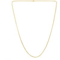 14K Yellow Gold 18" 1.65mm Polished Popcorn Chain Necklace by Orozza Fine Jewelry