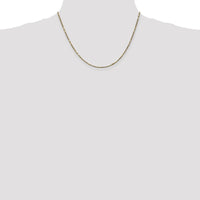 14K Yellow Gold 18" 1.8mm Diamond-Cut Milano Rope Chain with Lobster Clasp by Oro Pregiato