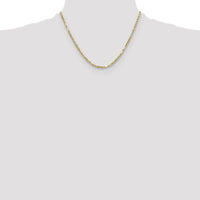 14K Yellow Gold 18" 2.75mm Diamond-Cut Milano Rope Chain by Oro Pregiato