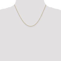 14K Yellow Gold 18" Cable Chain Necklace with Lobster Clasp by Oro Pregiato