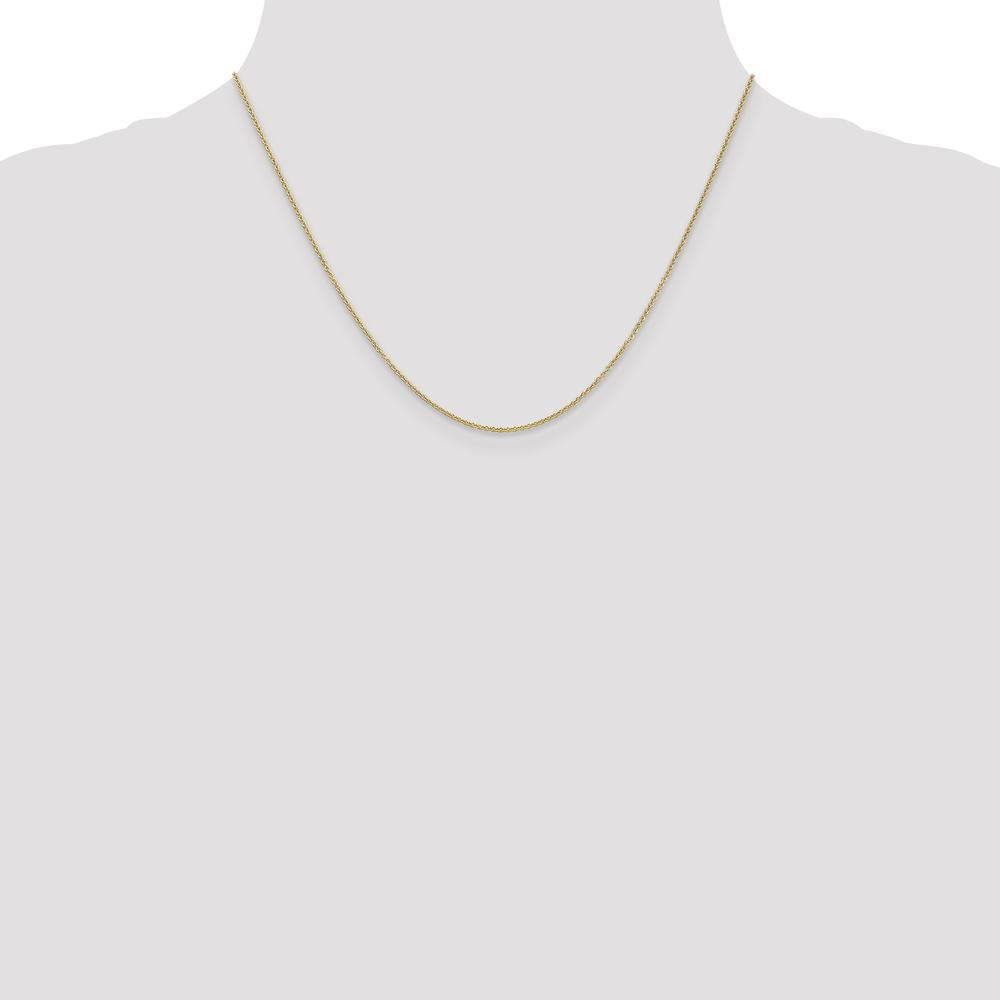 14K Yellow Gold 18" Cable Chain Necklace with Lobster Clasp by Oro Pregiato
