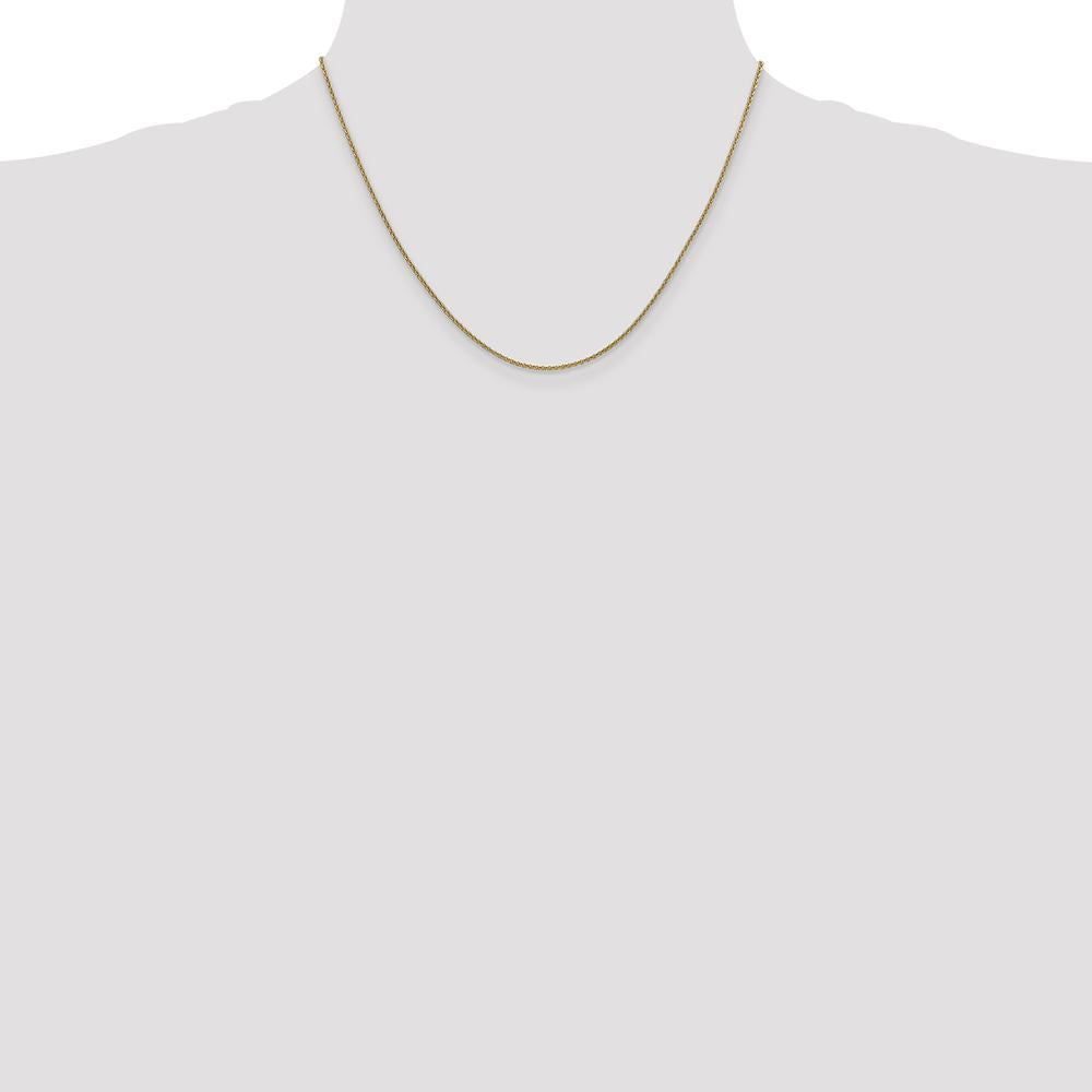 14K Yellow Gold 18" Cable Link Necklace with Lobster Clasp - 1.4mm by Oro Pregiato