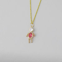 14K Yellow Gold 18" Diamond-Cut Cable Chain Necklace with Lobster Clasp by Oro Pregiato