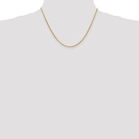 14K Yellow Gold 18" Diamond-Cut Parisian Wheat Chain - 1.9mm by Oro Pregiato
