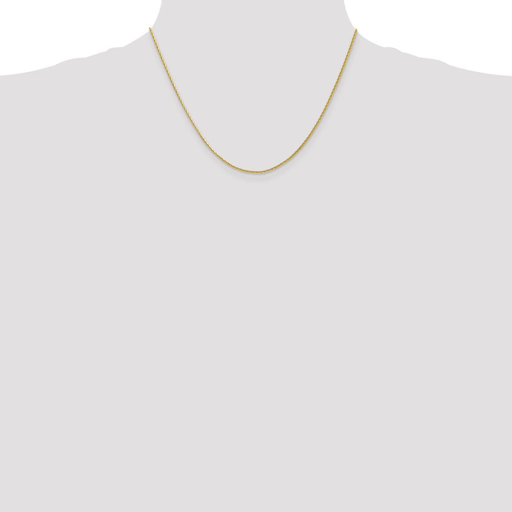 14K Yellow Gold 18" Diamond-Cut Parisian Wheat Chain with Lobster Clasp by Oro Pregiato