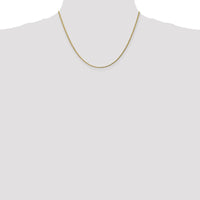 14K Yellow Gold 18" Diamond-Cut Rope Chain Necklace with Lobster Clasp - 1.75mm
