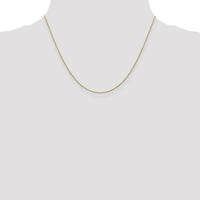14K Yellow Gold 18" Diamond-Cut Round Open Link Cable Chain Necklace by Monteluci Fine Jewelry