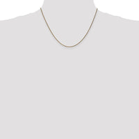 14K Yellow Gold 18" Diamond-Cut Spiga Chain with Lobster Clasp by Oro Pregiato