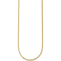 14K Yellow Gold 18" Franco Chain with Lobster Clasp - 1.3mm Width by Oro Pregiato