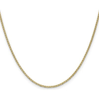 14K Yellow Gold 18" Lightweight Anchor Link Pendant Chain - Polished Finish by Oro Pregiato