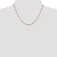 14K Yellow Gold 18" Lightweight Anchor Link Pendant Chain - Polished Finish by Oro Pregiato
