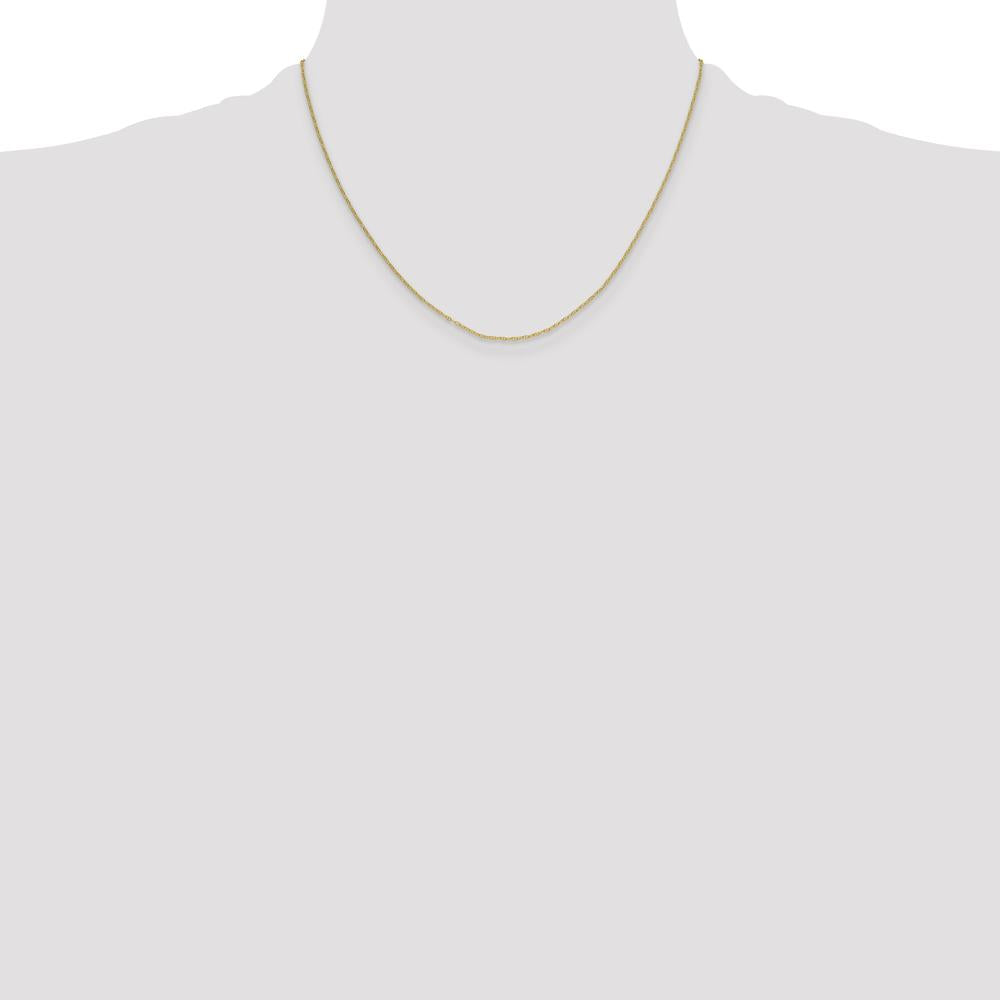 14K Yellow Gold 18" Mariners Link Chain Necklace - 1.5mm Width by Oro Pregiato
