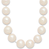 14K Yellow Gold 18" Necklace with 11-12mm Freshwater Cultured Pearls by Monteluci Fine Jewelry