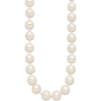 14K Yellow Gold 18" Necklace with 11-12mm Freshwater Cultured Pearls by Monteluci Fine Jewelry