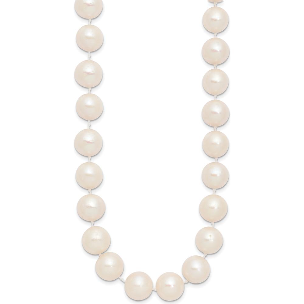 14K Yellow Gold 18" Necklace with 11-12mm Freshwater Cultured Pearls by Monteluci Fine Jewelry