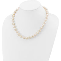14K Yellow Gold 18" Necklace with 11-12mm Freshwater Cultured Pearls by Monteluci Fine Jewelry
