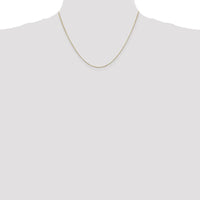 14K Yellow Gold 18" Octagonal Snake Chain Necklace with Lobster Clasp - 0.6mm Width by Oro Pregiato