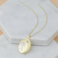14K Yellow Gold 18" Open Link Cable Chain Necklace - Polished Finish with Lobster Clasp by Official Gold Marks