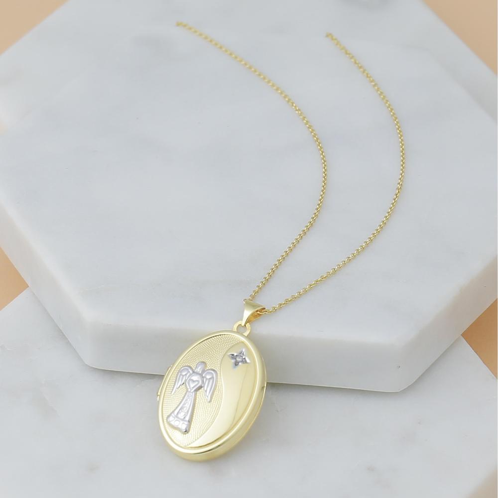 14K Yellow Gold 18" Open Link Cable Chain Necklace - Polished Finish with Lobster Clasp by Official Gold Marks