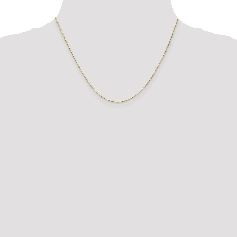 14K Yellow Gold 18" Parisian Wheat Chain Necklace with Lobster Clasp by Oro Pregiato