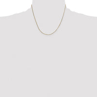 14K Yellow Gold 18" Polished Octagonal Snake Chain Necklace - 0.5mm Width by Oro Pregiato