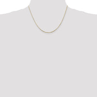 14K Yellow Gold 18" Polished Snake Chain Necklace - 0.9mm by Oro Pregiato