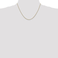 14K Yellow Gold 18" Round Snake Chain Necklace - 1.1mm Width by 0