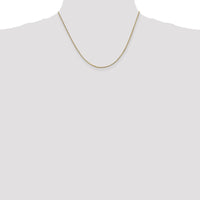 14K Yellow Gold 18" Solid Franco Chain with Lobster Clasp - 0.9mm Width by Oro Pregiato