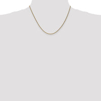 14K Yellow Gold 18" Spiga Chain Necklace - 1.7mm Width with Lobster Clasp by Oro Pregiato