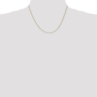 14K Yellow Gold 18" Spiga Chain Necklace with Lobster Clasp - Polished Finish by Monteluci Fine Jewelry