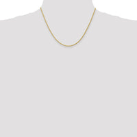 14K Yellow Gold 18" Spiga Wheat Chain with Lobster Clasp by Oro Pregiato