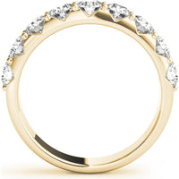 14K Yellow Gold 2.00 Carat Total Weight Lab-Grown Diamond Wedding Band - Size 7 by Robinson's Jewelers
