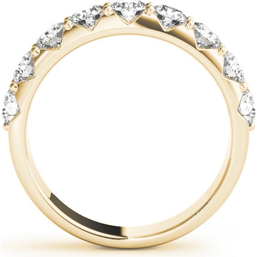 14K Yellow Gold 2.00 Carat Total Weight Lab-Grown Diamond Wedding Band - Size 7 by Robinson's Jewelers