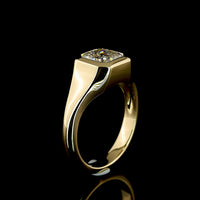 14K Yellow Gold 2.06 Carat Asscher Cut Lab Diamond Solitaire Ring with Bezel Setting and IGI Certification - Covaloro Fine Jewelry