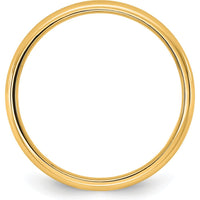 14K Yellow Gold 2.5mm Comfort Fit Wedding Band - Polished Finish by Luciano & Cie