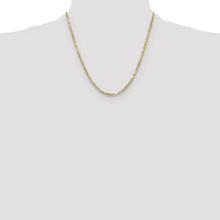 14K Yellow Gold 2.75mm Diamond-Cut Milano Rope Chain Necklace - 20 Inches by Oro Pregiato