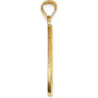 14K Yellow Gold 2-Piece Break-apart MIZPAH Pendant with Polished Finish by Oro Pregiato