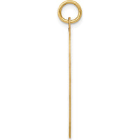 14K Yellow Gold 2-Piece Engravable Heart Charm Set - 33mm Length by Oro Pregiato